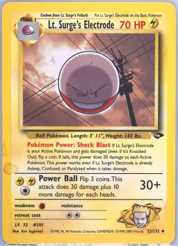 Lt. Surge's Electrode #52