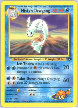 Misty's Dewgong #54