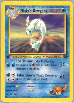 Misty's Dewgong #54