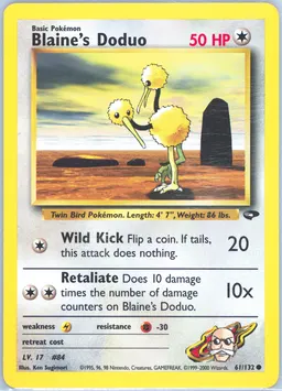 Blaine's Doduo #61