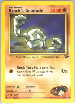 Brock's Geodude card photo