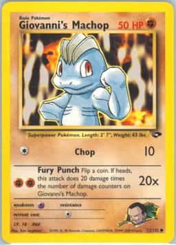 Giovanni's Machop #72
