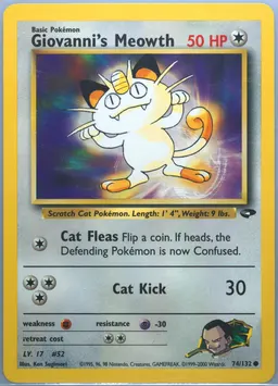 Giovanni's Meowth #74