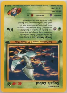 Koga's Zubat card photo