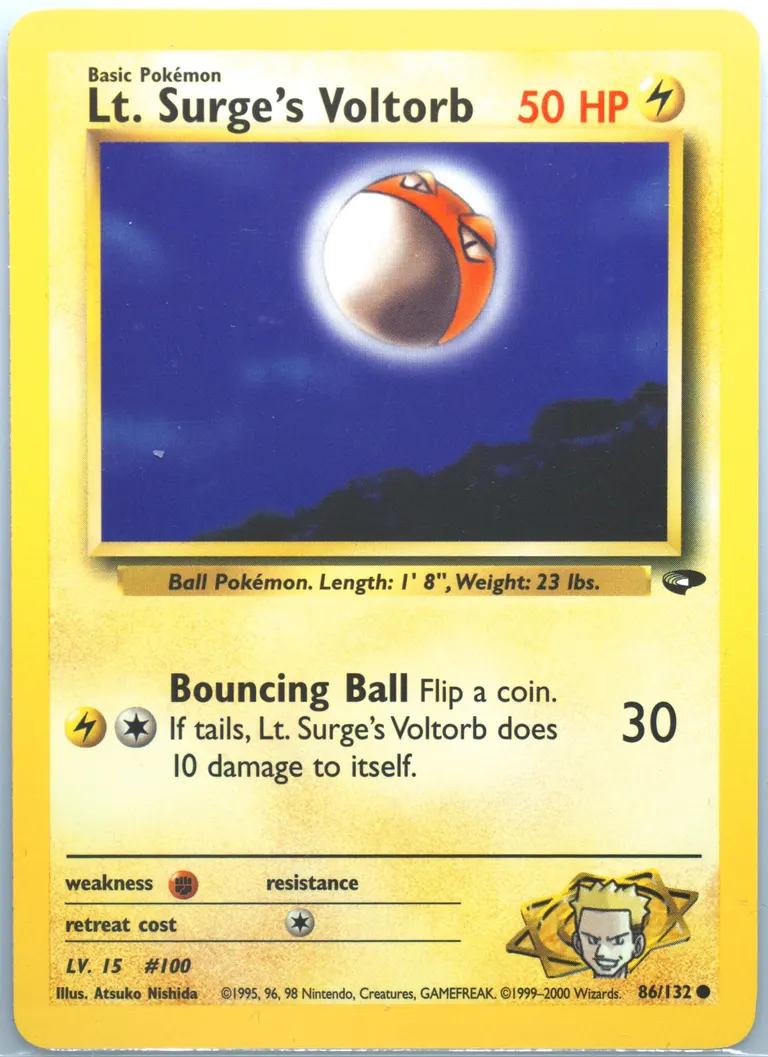Lt. Surge's Voltorb card photo
