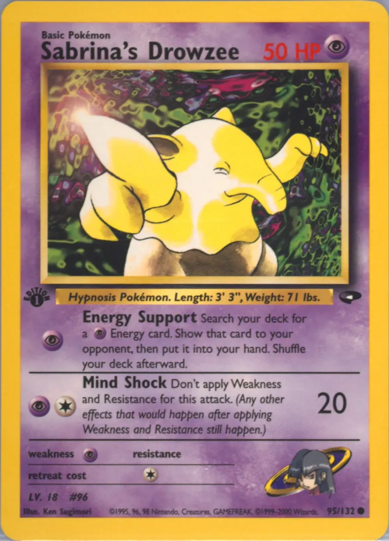 Sabrina's Drowzee card photo