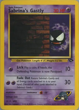 Sabrina's Gastly #96