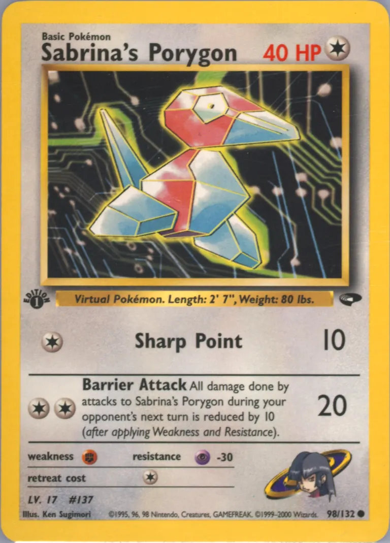 Sabrina's Porygon card photo