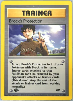 Brock's Protection card photo