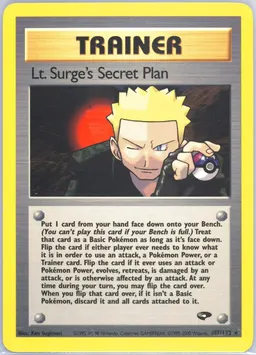 Lt. Surge's Secret Plan #107