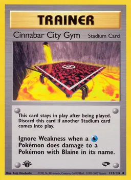 Cinnabar City Gym card photo