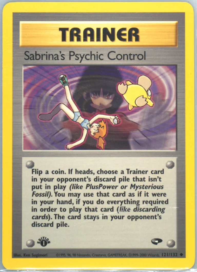Sabrina's Psychic Control card photo