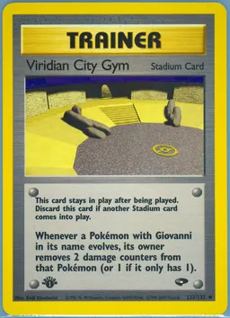 Viridian City Gym card photo
