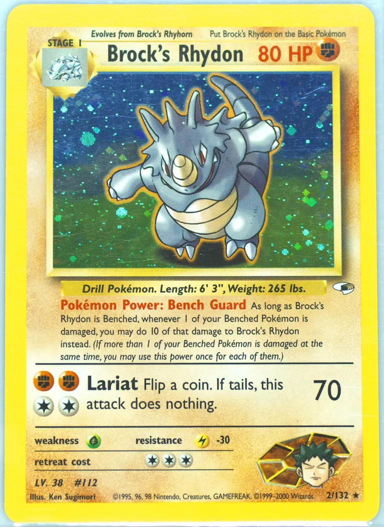 Brock's Rhydon card photo