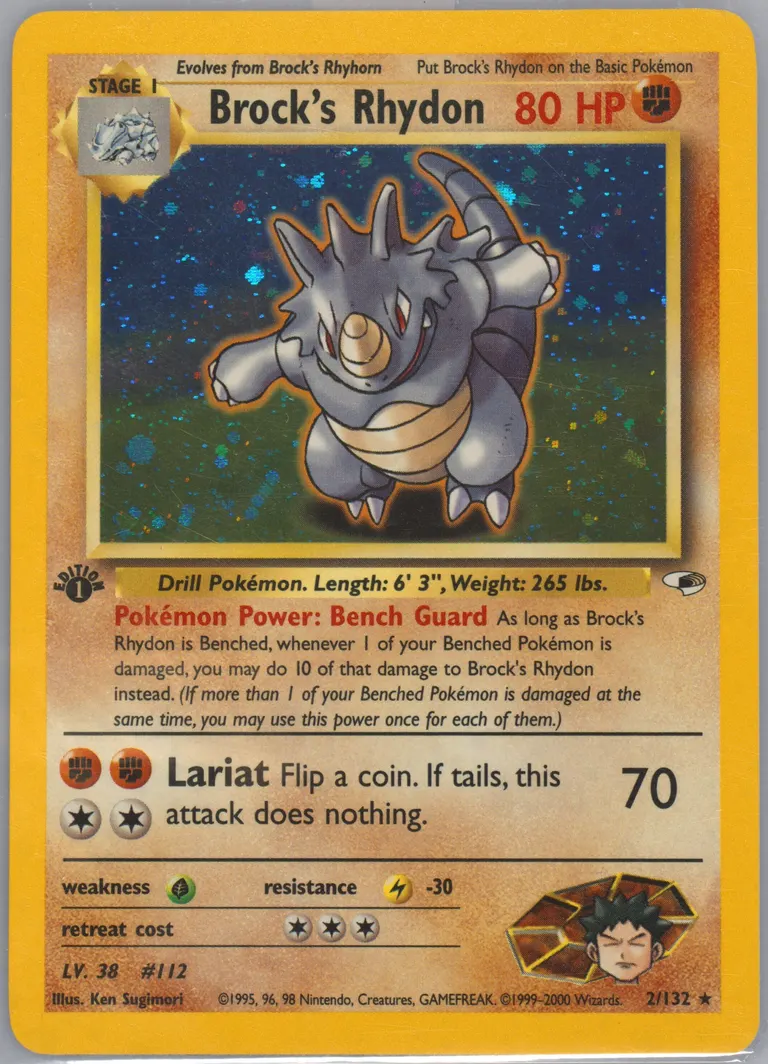 Brock's Rhydon card photo