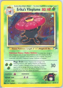 Erika's Vileplume card photo
