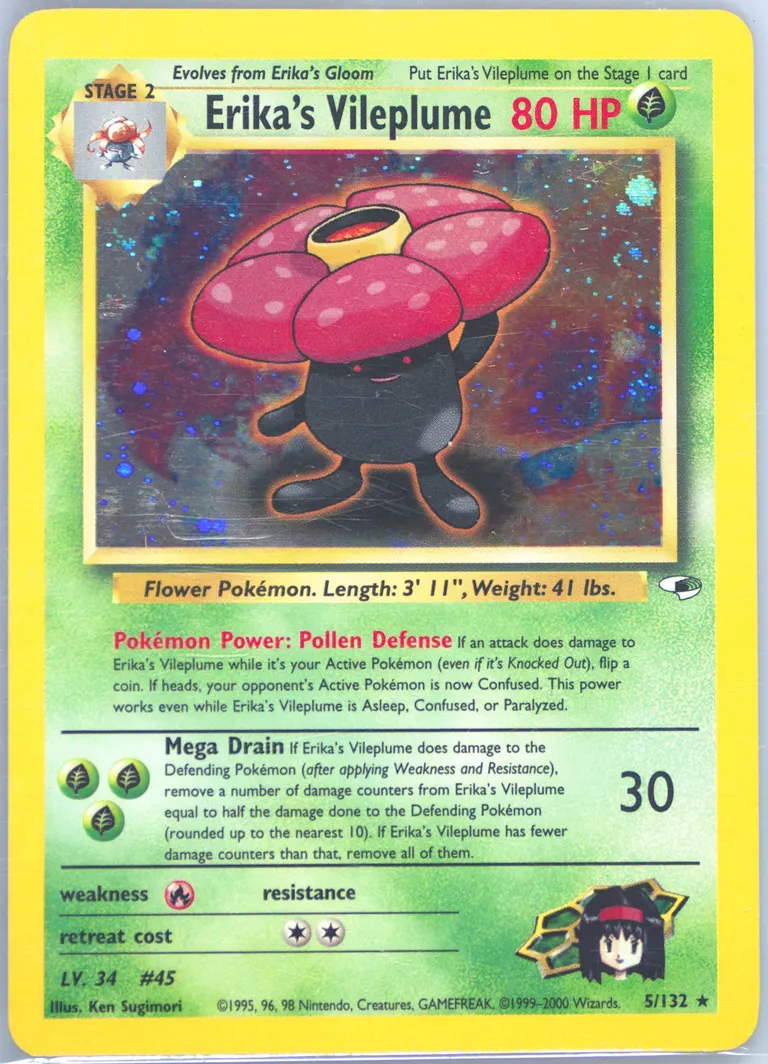 Erika's Vileplume card photo