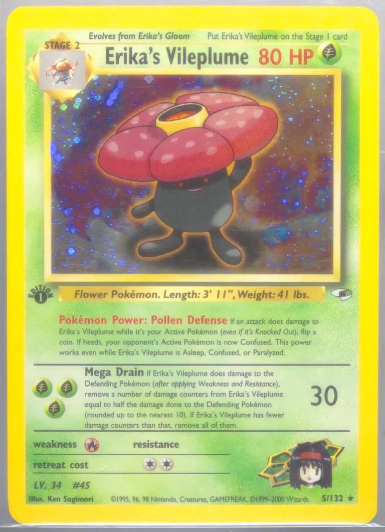 Erika's Vileplume card photo