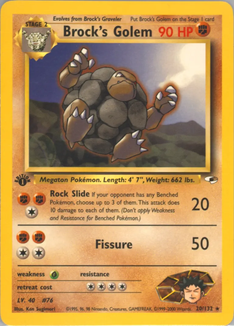 Brock's Golem card photo