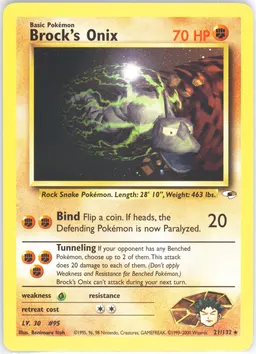Brock's Onix card photo
