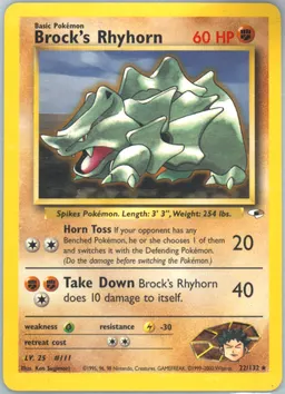 Brock's Rhyhorn #22