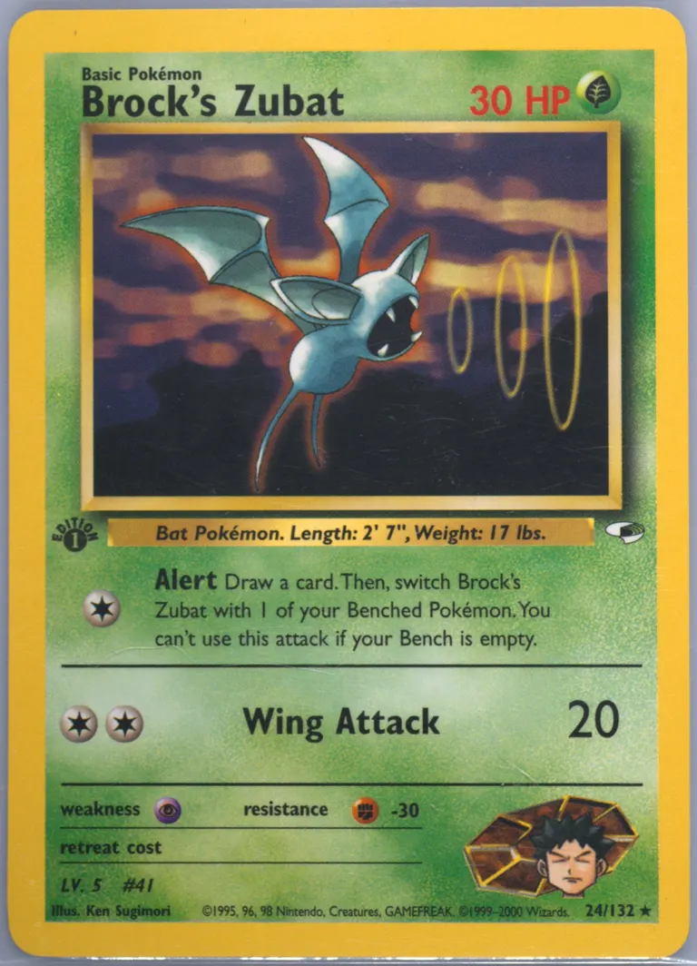 Brock's Zubat card photo