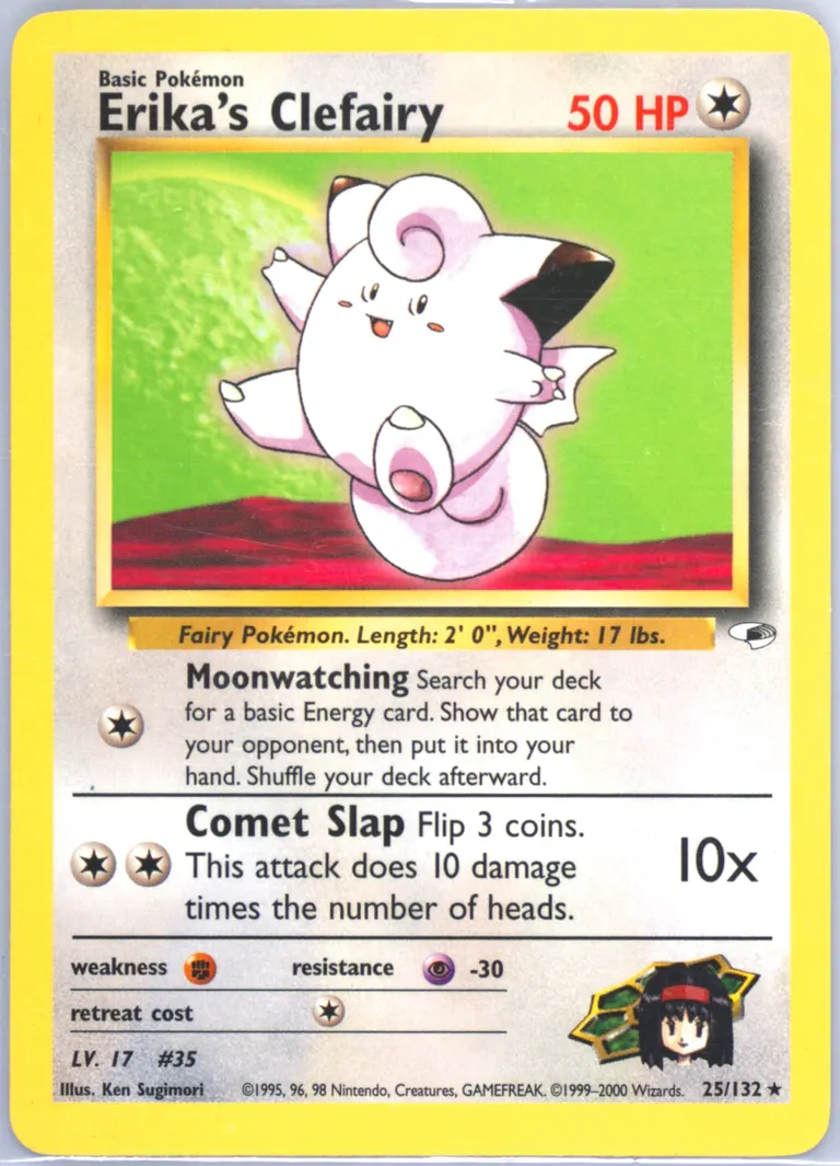 Erika's Clefairy card photo
