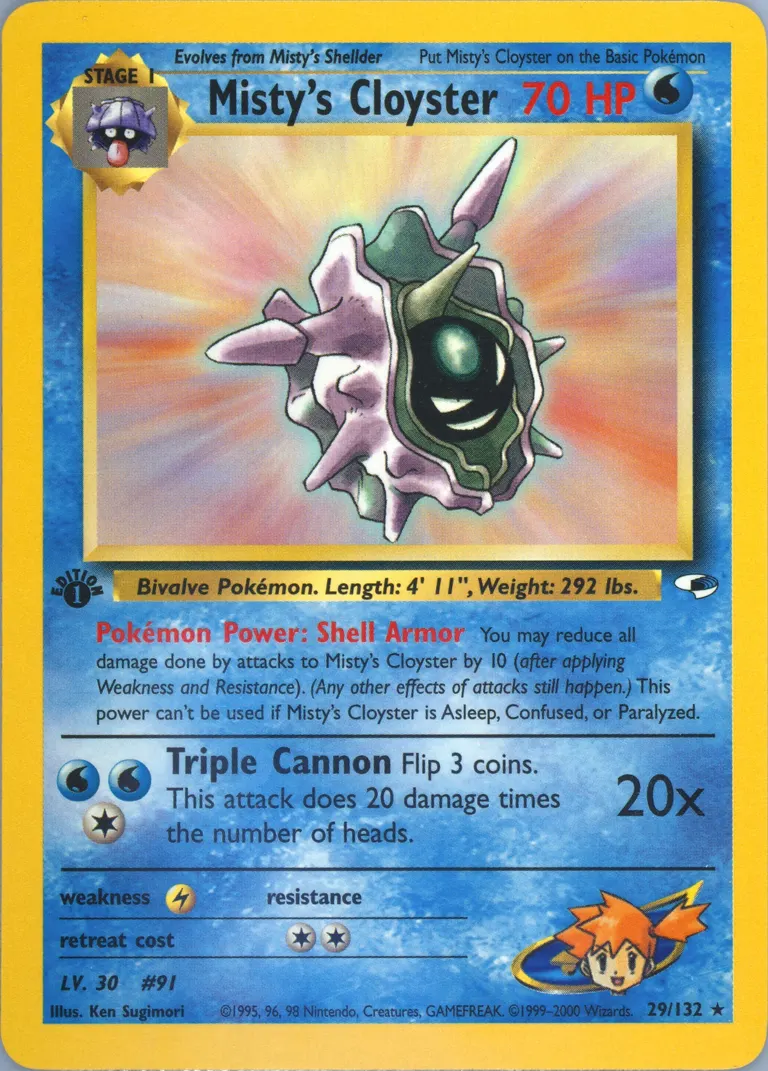 Misty's Cloyster card photo