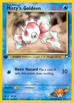 Misty's Goldeen card photo