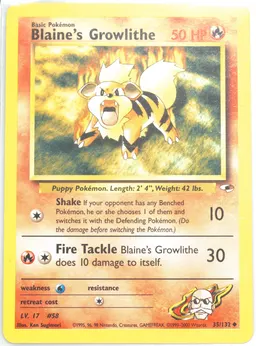 Blaine's Growlithe #35