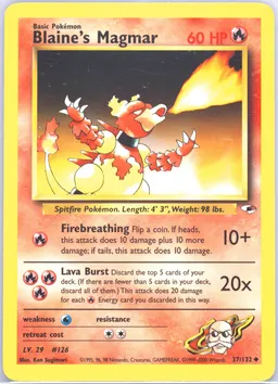 Blaine's Magmar #37