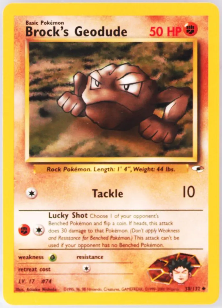 Brock's Geodude card photo