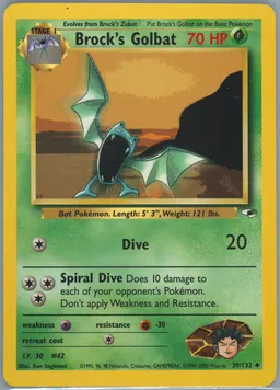 Brock's Golbat #39