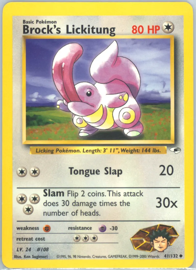 Brock's Lickitung card photo