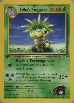Erika's Exeggutor card photo