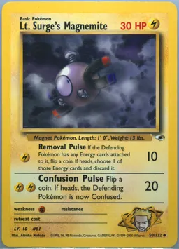Lt. Surge's Magnemite #50