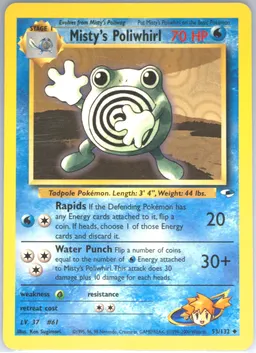 Misty's Poliwhirl #53