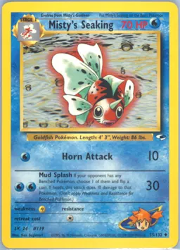 Misty's Seaking card photo