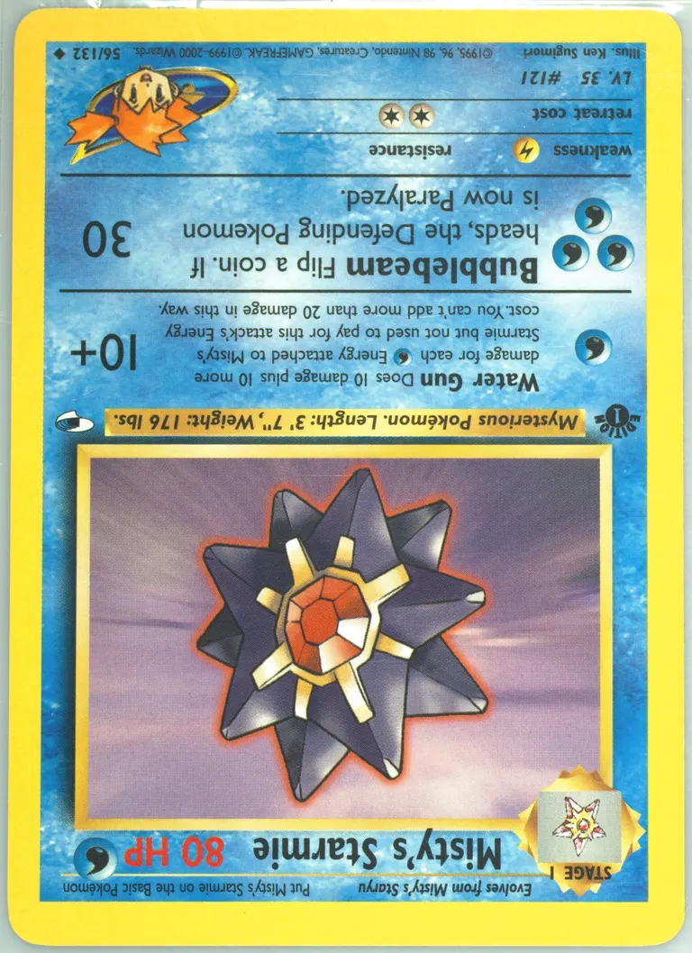 Misty's Starmie card photo