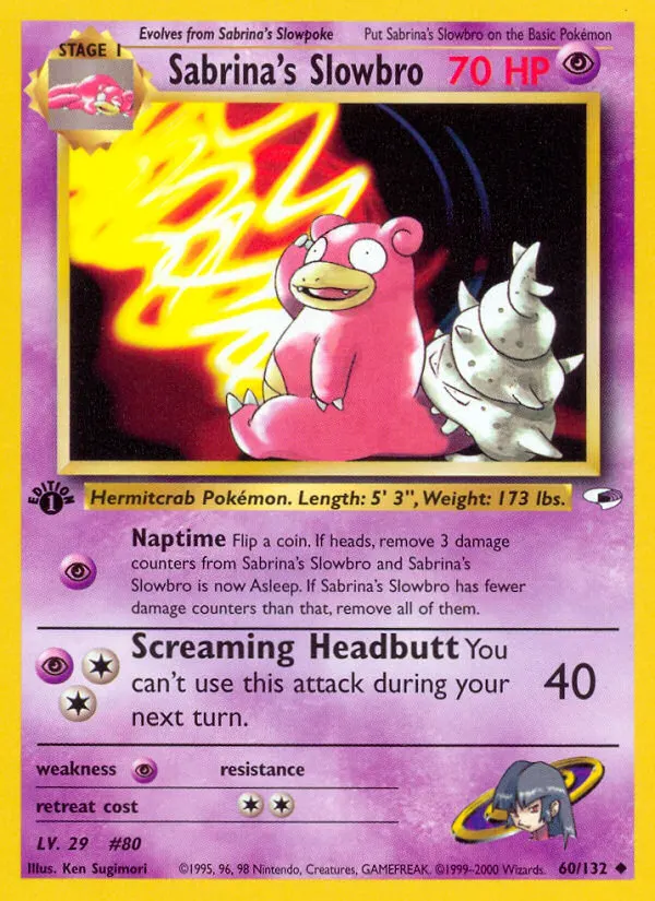 Sabrina's Slowbro card photo