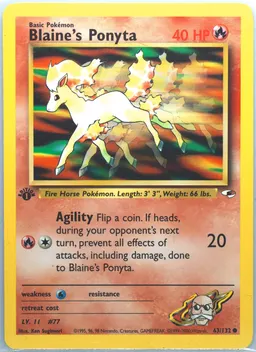 Blaine's Ponyta #63