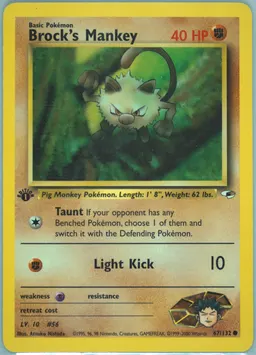Brock's Mankey #67