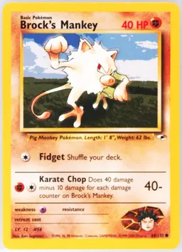 Brock's Mankey #68
