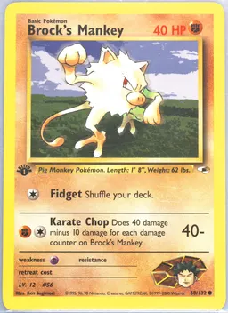 Brock's Mankey #68