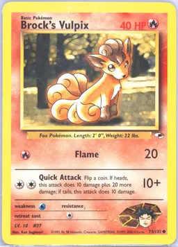 Brock's Vulpix #73