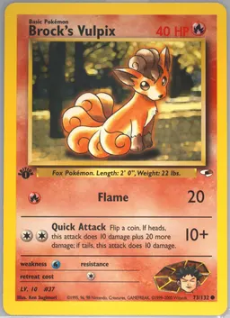 Brock's Vulpix #73