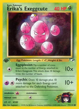 Erika's Exeggcute card photo