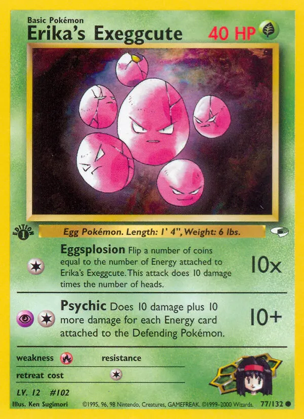 Erika's Exeggcute card photo