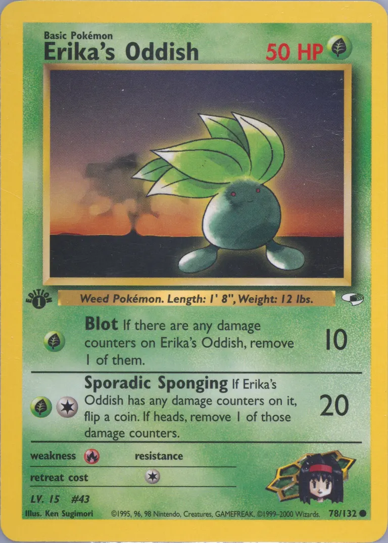 Erika's Oddish card photo