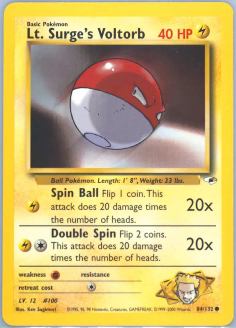 Lt. Surge's Voltorb card photo